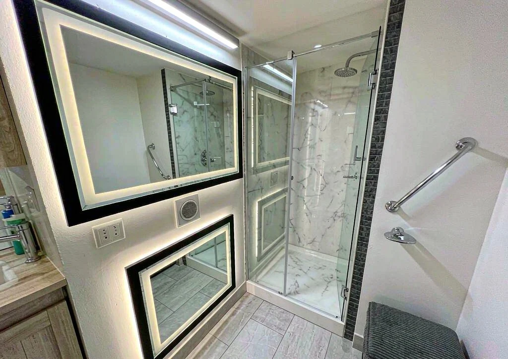 page-1-1 Jinghu Glass bathroom mirror and glass products