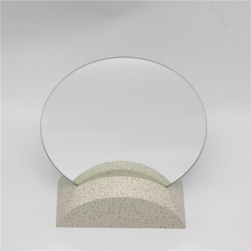 Jinghu Irregular Shape Frameless Bathroom Wall Mounted Beveled Mirror