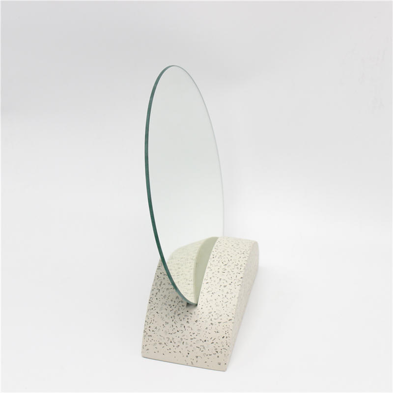 Jinghu Irregular Shape Frameless Bathroom Wall Mounted Beveled Mirror