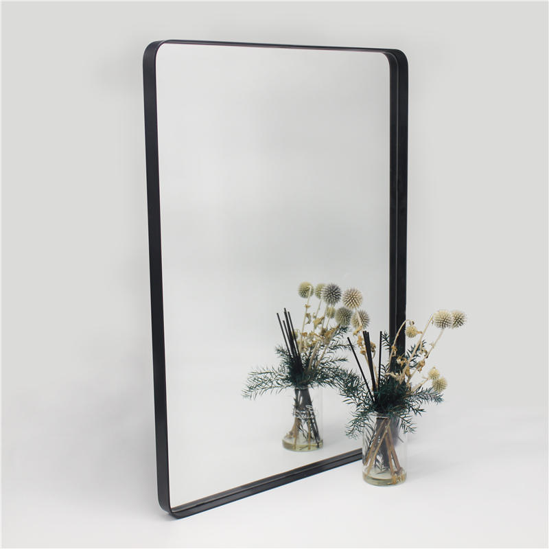 Rectangular Deep Iron Framed Bathroom Mirror