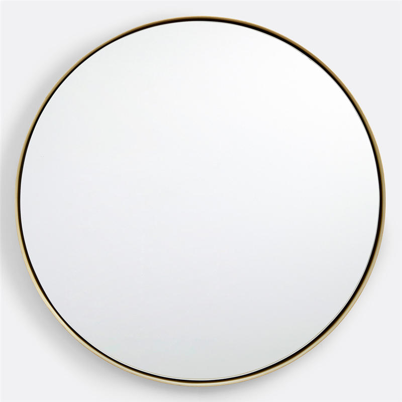 Round Polished Chrome SS Frame Bathroom Mirror