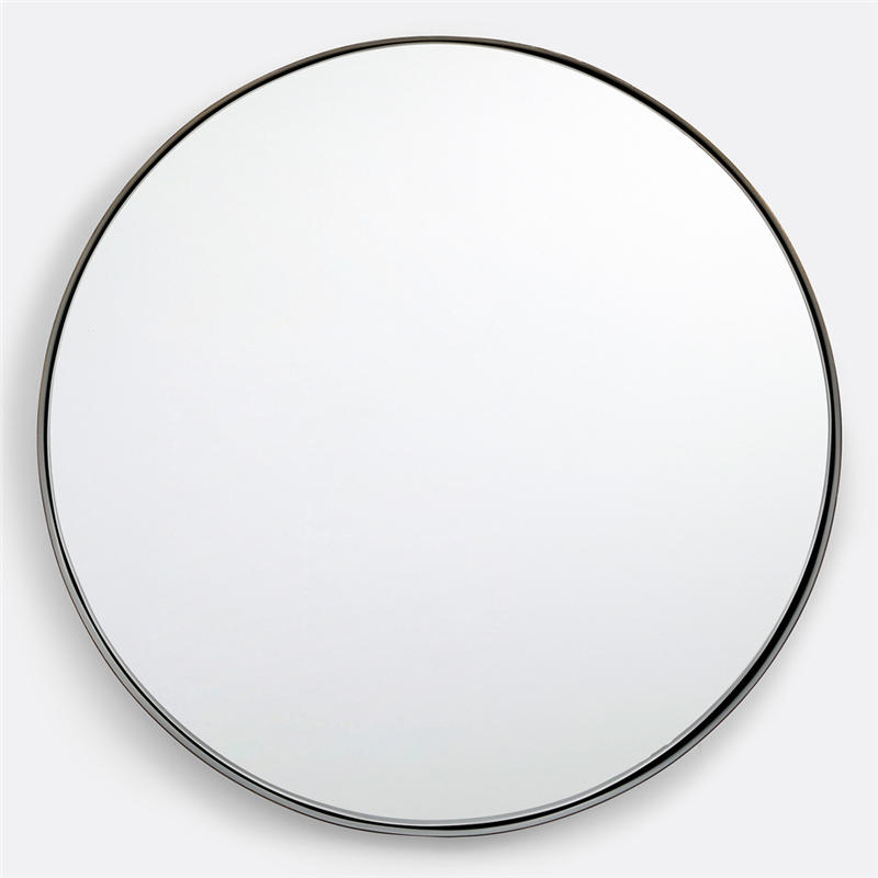 Round Polished Chrome SS Frame Bathroom Mirror