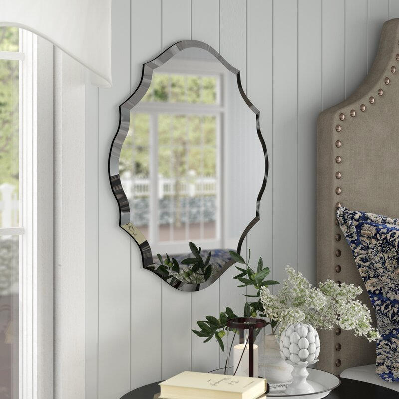 Jinghu Polygon Shatter-Proof Wall Plain Mirror Frameless Home Decorative Furniture Mirror
