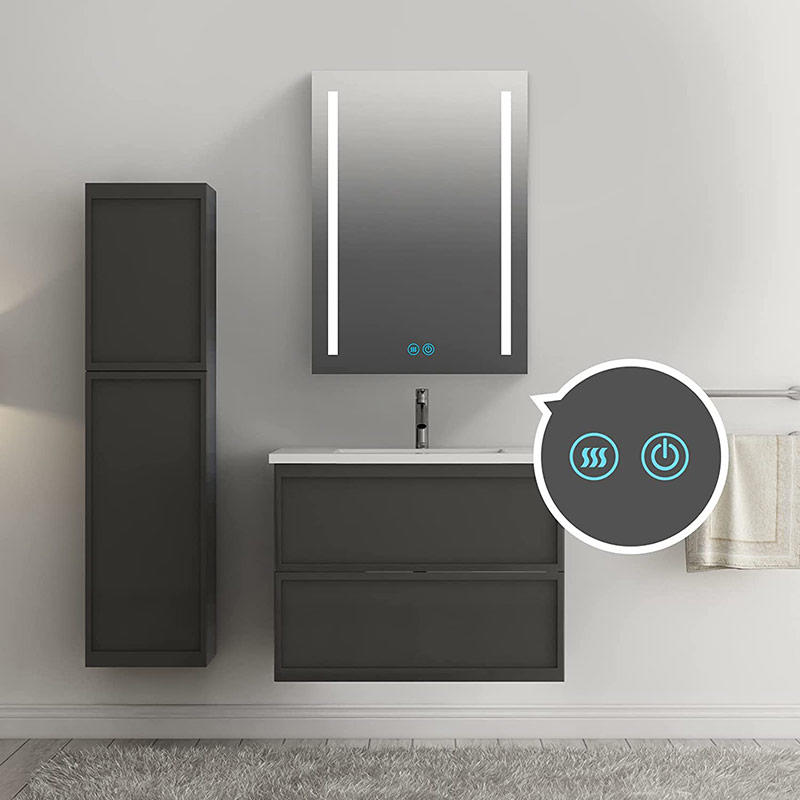 Rectangle LED Bathroom Mirror with Dimmer