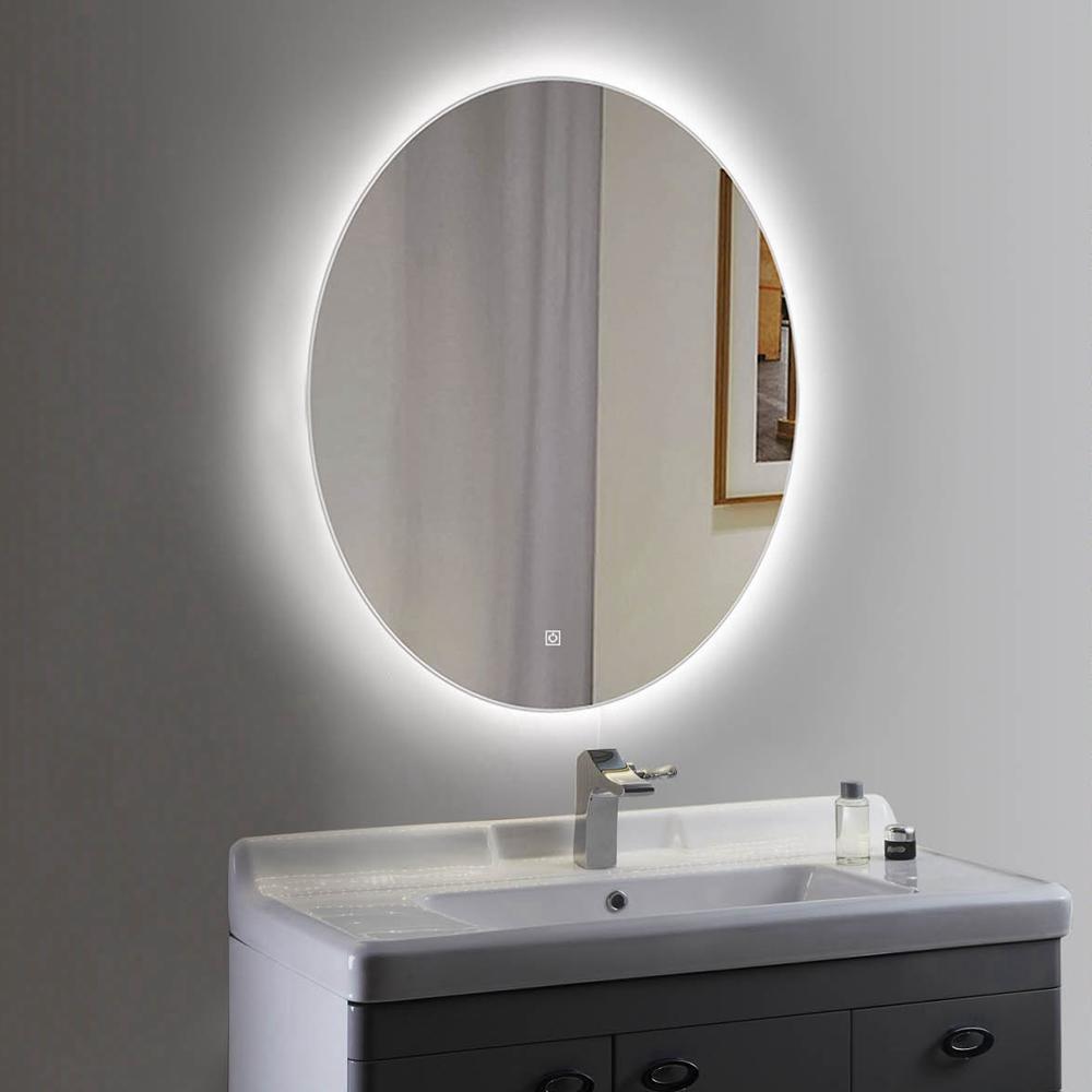 Oval Shape LED Illuminated Bathroom Mirror