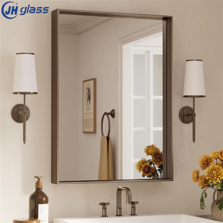 Bronze Framed Mirror For Bathroom manufacturers