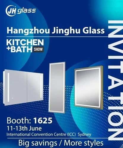 Hangzhou Jinghu Glass To Exhibit At Kitchen+Bath Show, ICC Sydney