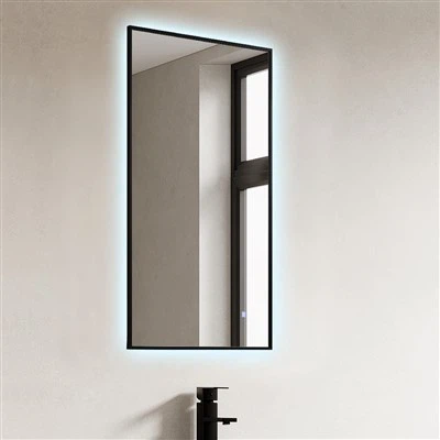 Black Led Bathroom Mirror